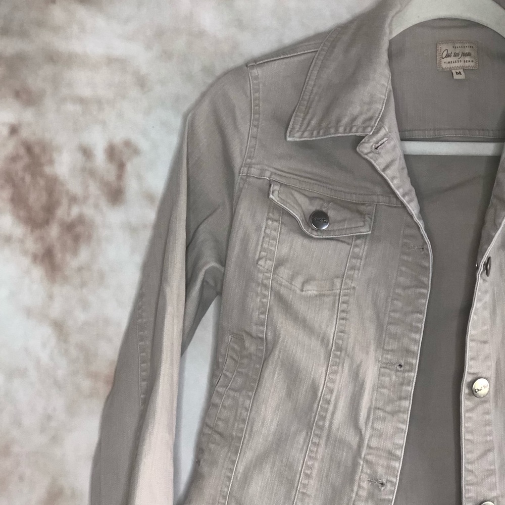 Tan jean jacket